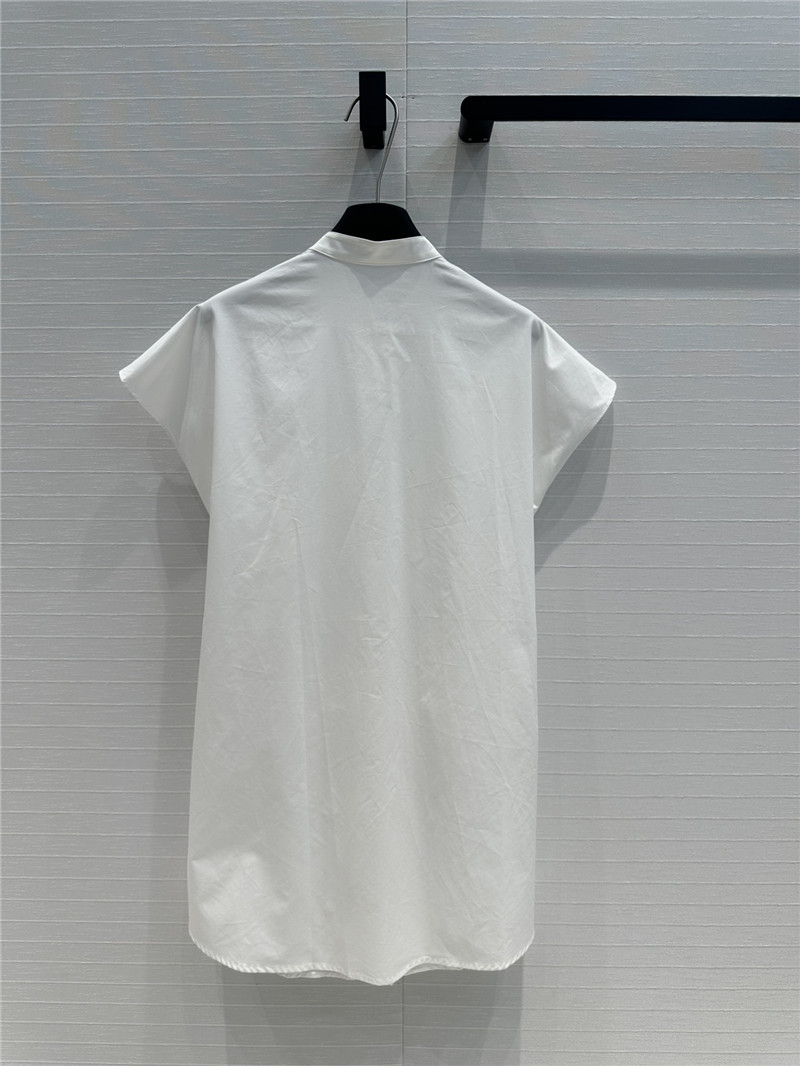 D10r vest fake two-piece shirt dress replicas clothes