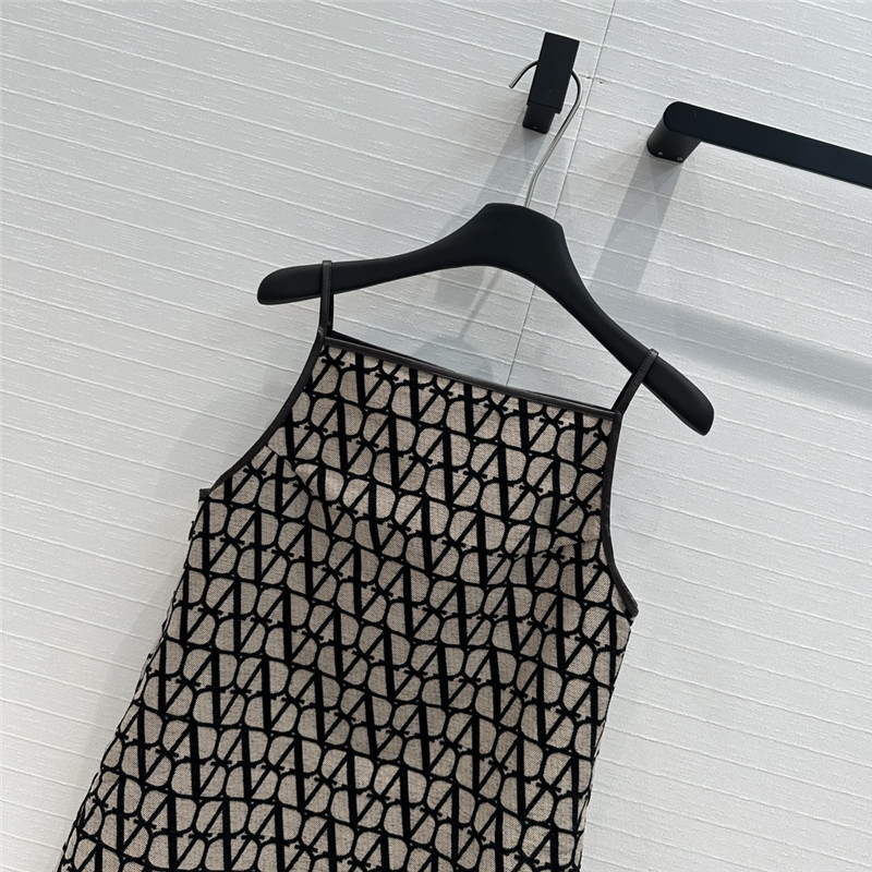 Va1e*ntin0 leather trim suspender dress replica clothing sites