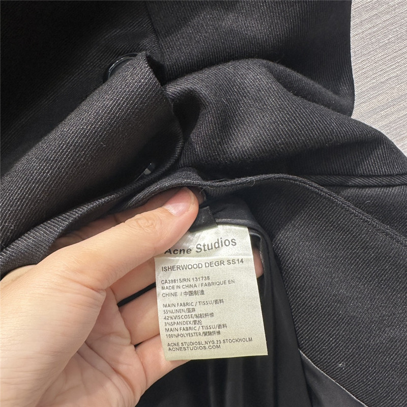 acne studios irregular hem design tube top camisole replica clothes