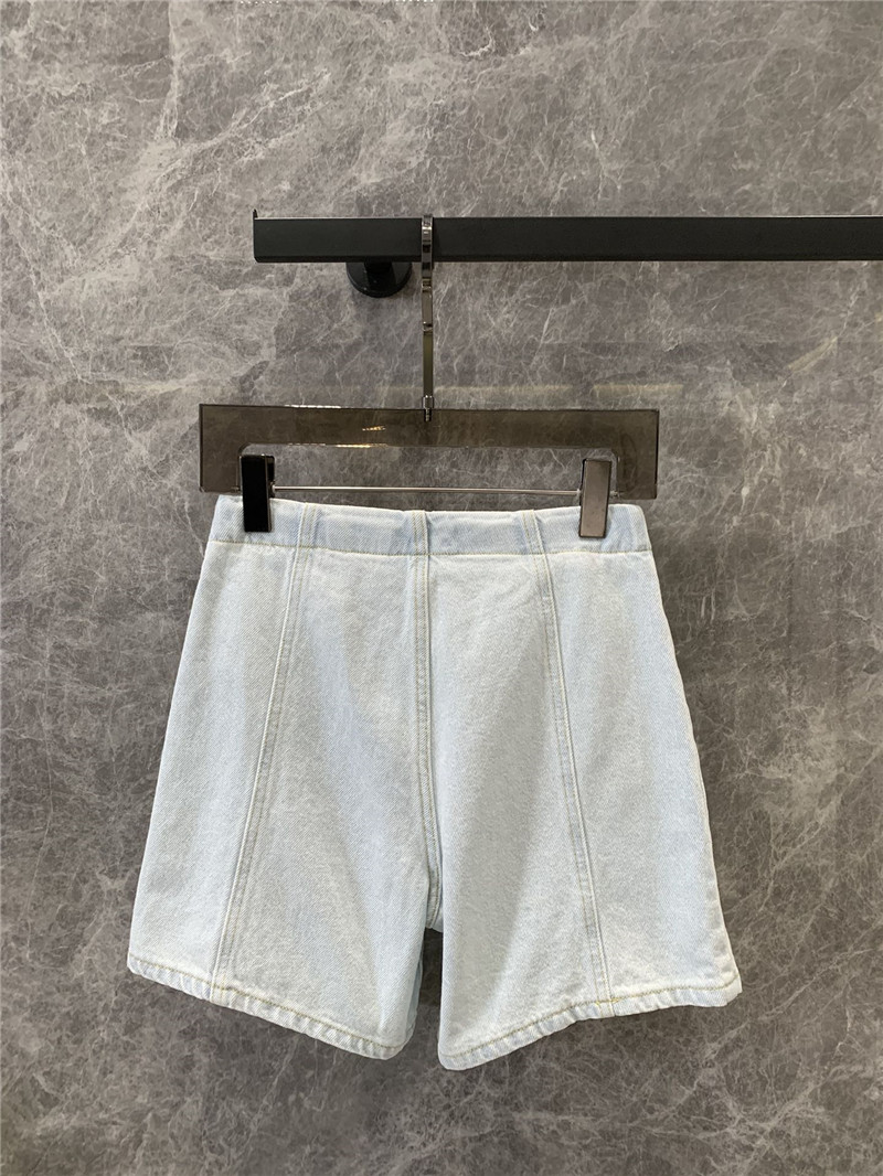 dior double breasted denim shorts replicas clothes