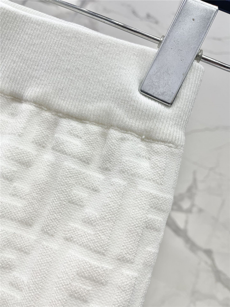 Fendi elastic waist leggings replica d&g clothing