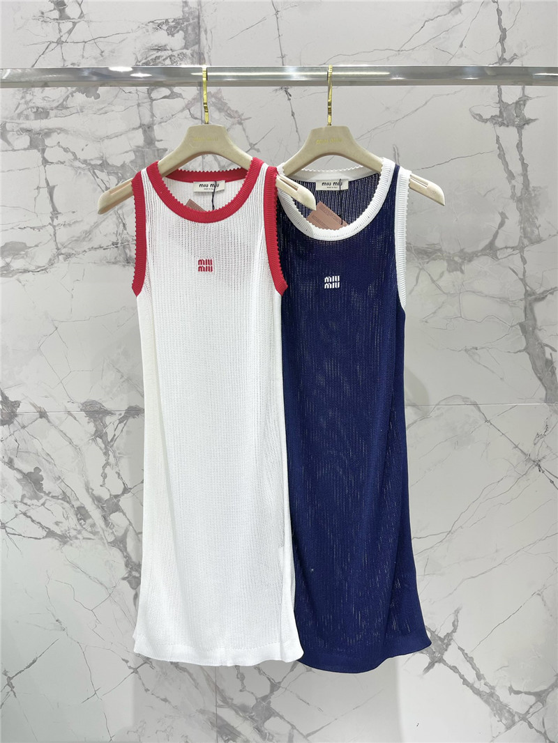M1um1u wave edge vest dress replica clothing sites