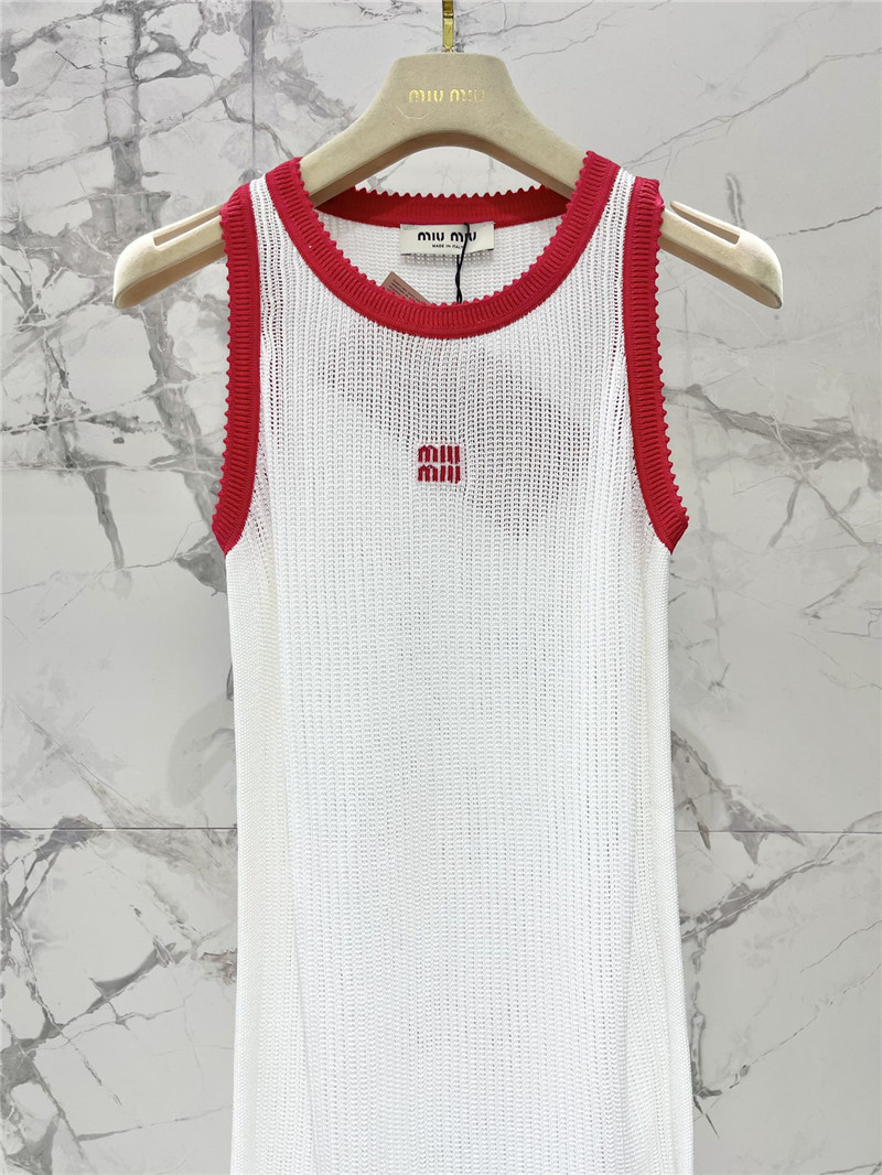 M1um1u wave edge vest dress replica clothing sites