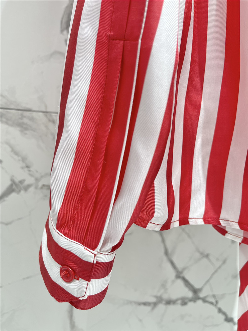 Y51 ribbon silk shirt replica d&g clothing