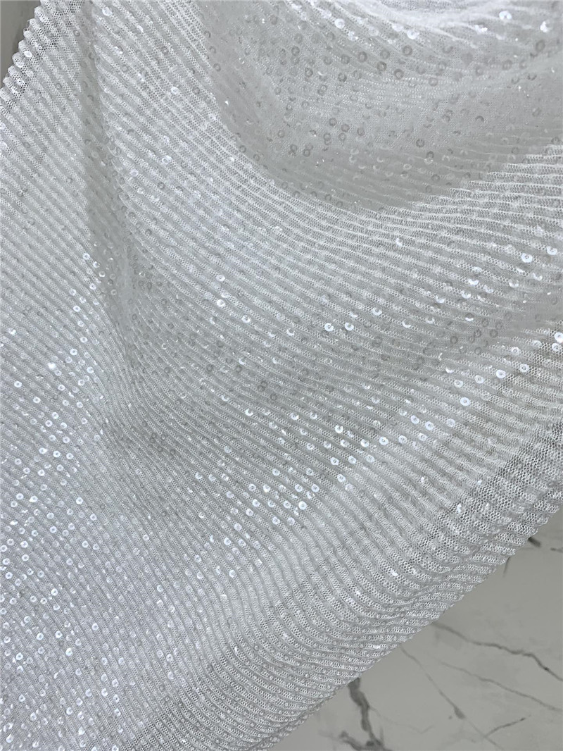 Y51 one-shoulder sequined mesh skirt replica d&g clothing