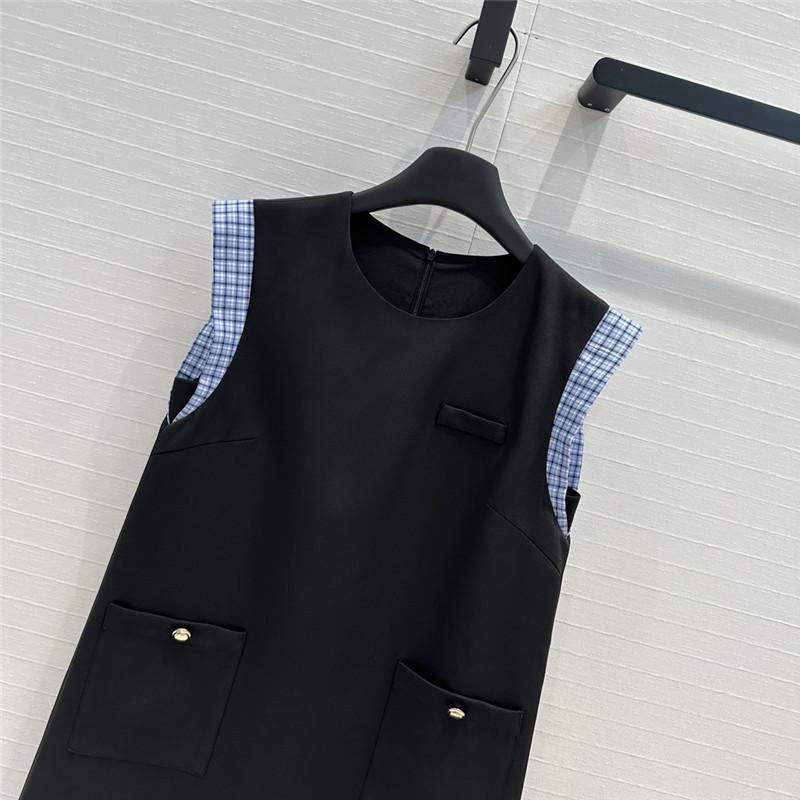 M1um1u small flying sleeve dress replica clothing sites