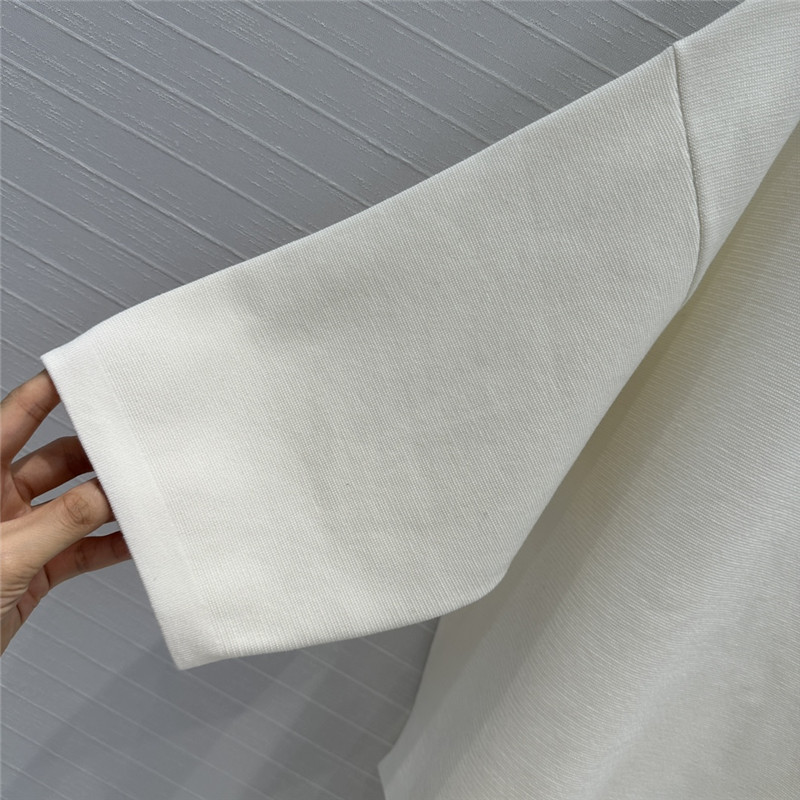 Va1e*ntin0 v-logo virgin wool top white