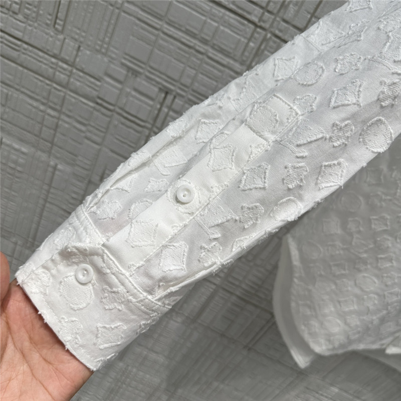 l0vis Vvtt0n lv jacquard round neck shirt replicas clothes