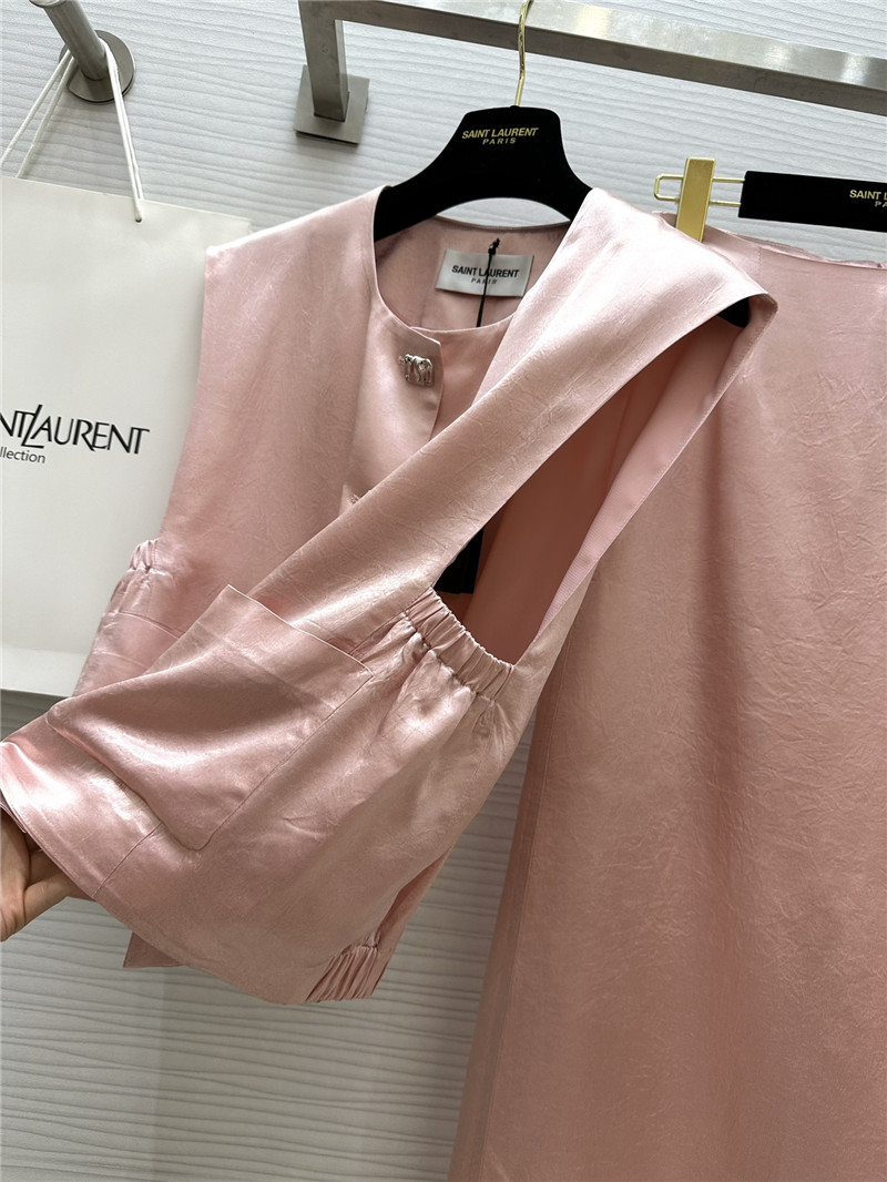 Y51 acetate satin vest dress suit replicas clothes