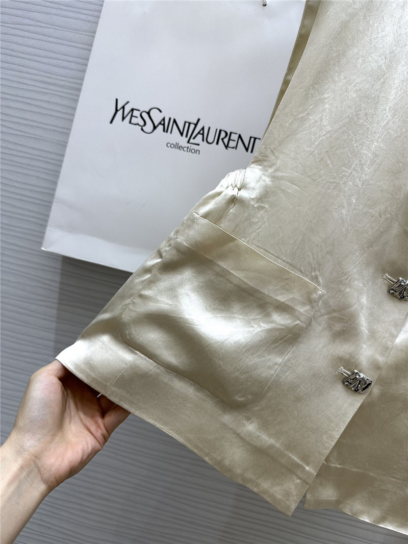 Y51 acetate satin vest dress suit replicas clothes