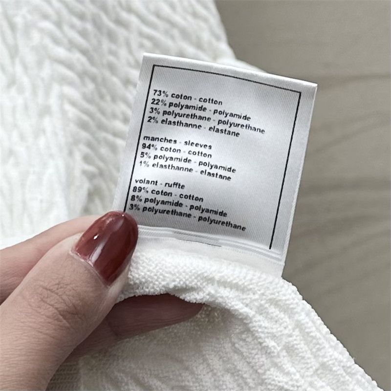 Ch**el woven lace collar small top