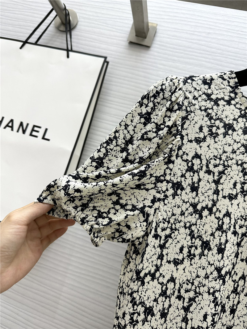 Ch**el puff sleeve dress replica d&g clothing