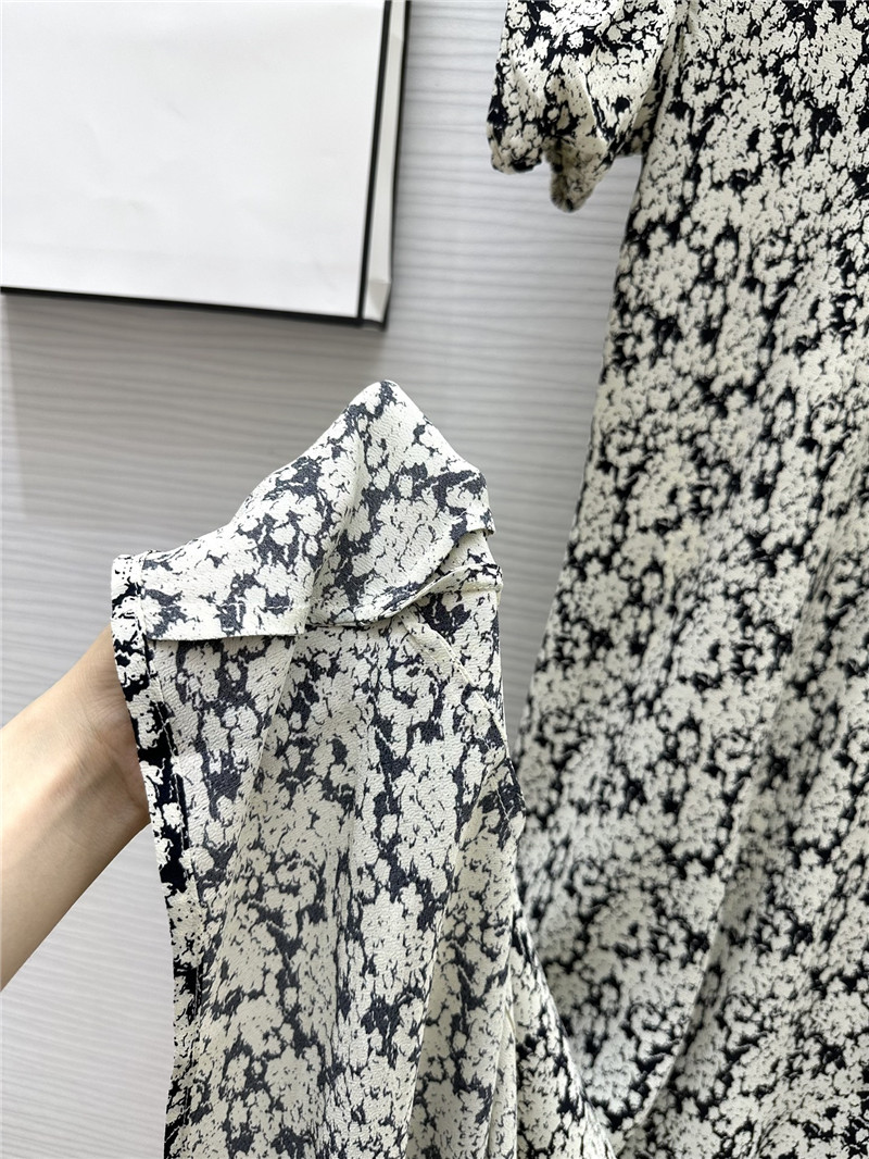 Ch**el puff sleeve dress replica d&g clothing