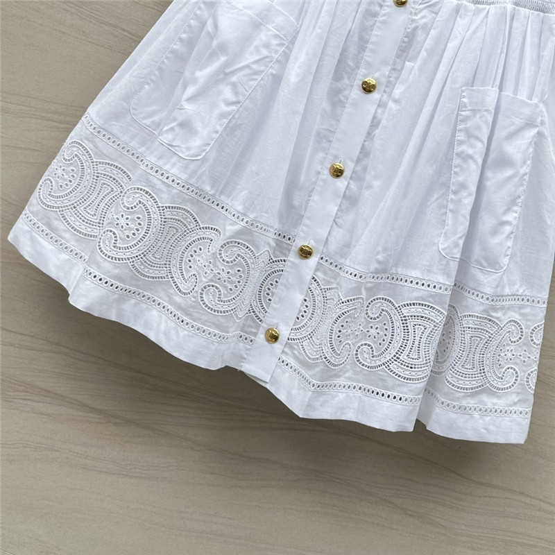 Ce1i*e hollow short skirt replicas clothes