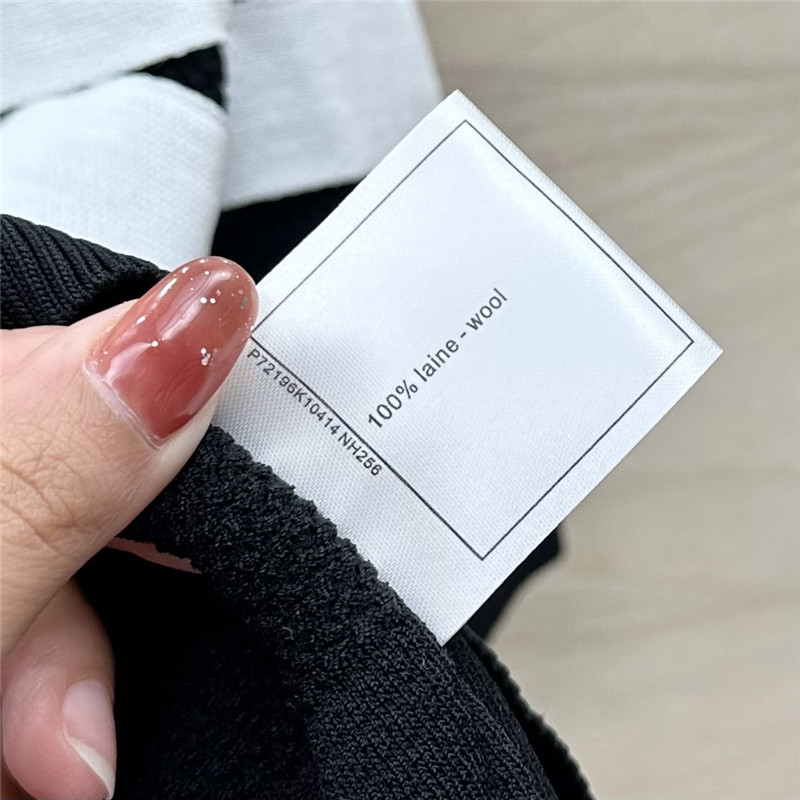 Ch**el celebrity style color matching camellia top replica clothes