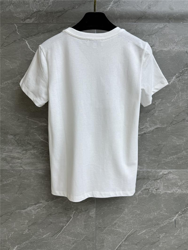 Ch**el sequin embroidered t-shirt replicas clothes