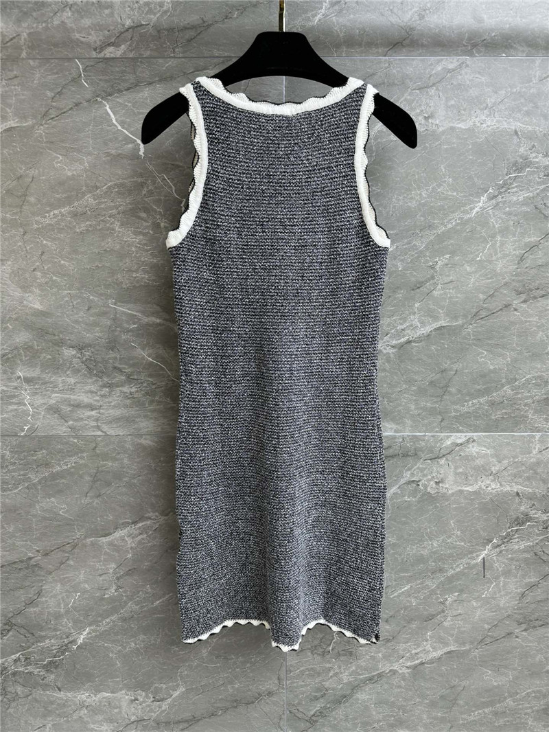 Ch**el contrast lace vest dress replica clothing sites