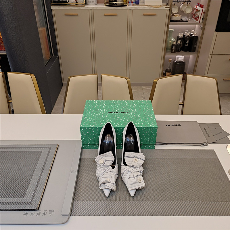 Ba1en*iaga knife chemise slingback pumps