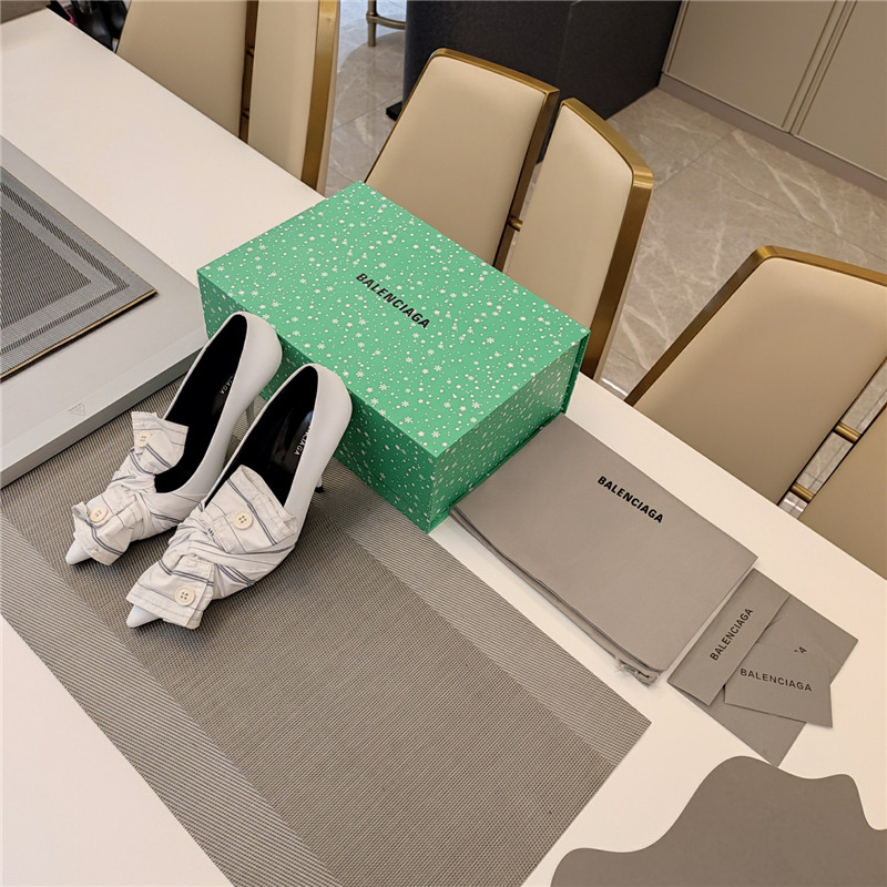 Ba1en*iaga knife chemise slingback pumps