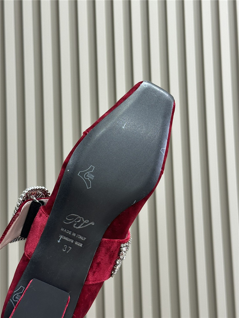 Roger Vivier Velvet Belle Vivier Mary Janes