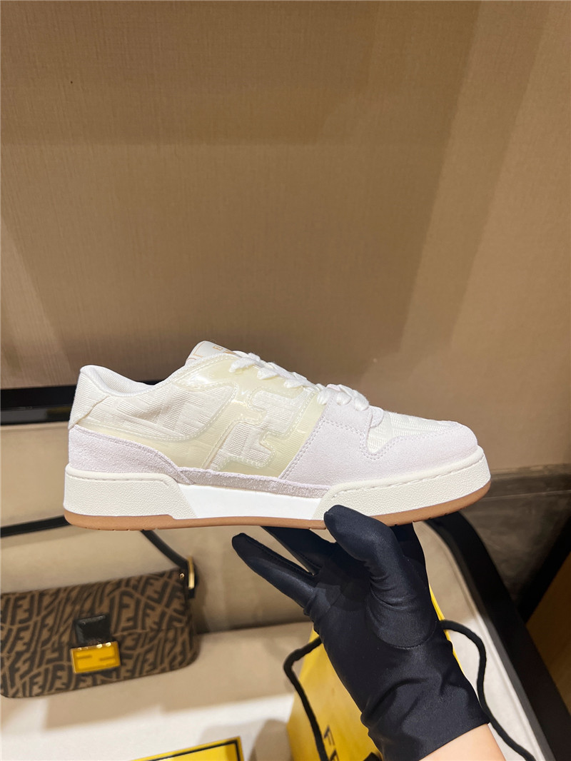 F**di match mesh low-top sneakers