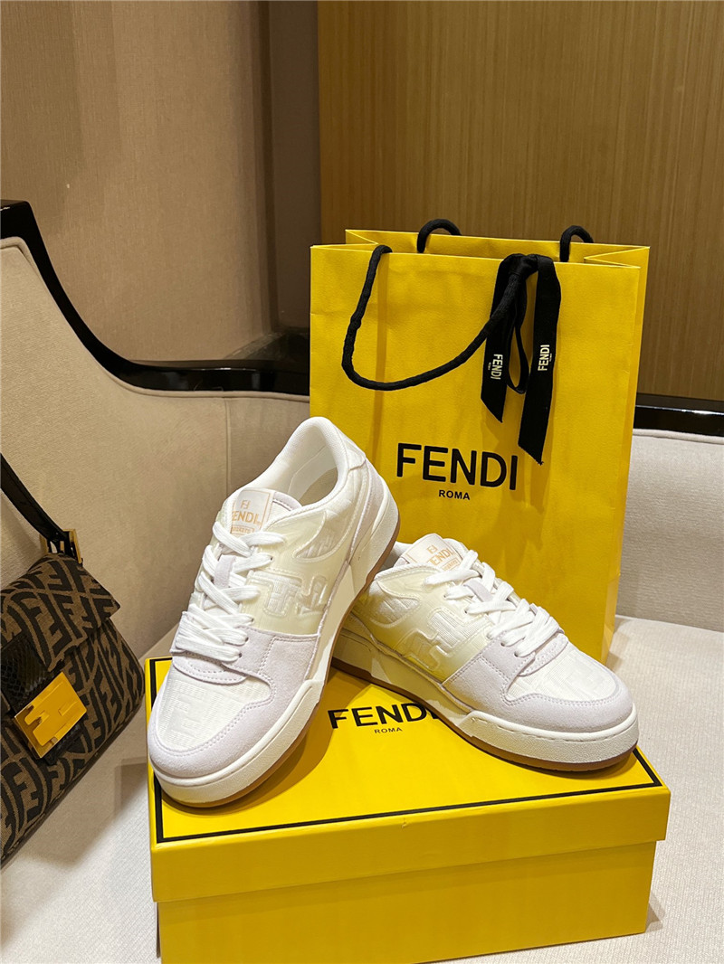 F**di match mesh low-top sneakers