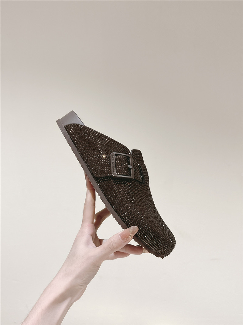 Ba1en*iaga rhinestone slippers women