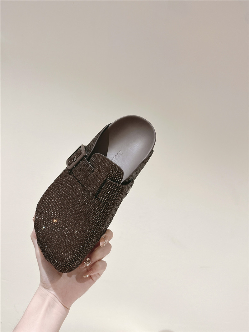 Ba1en*iaga rhinestone slippers women