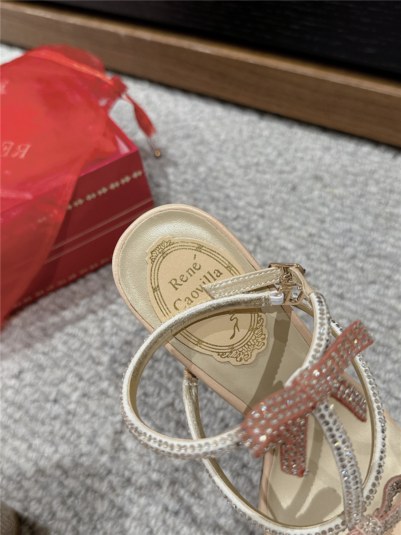 René Caovilla Caterina crystal-embellished Sandals