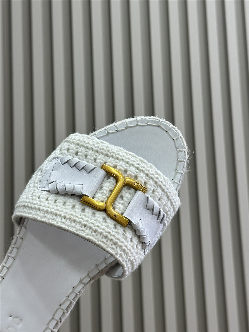 chloé woven slippers ma1s0n Marg*e1a replica shoes