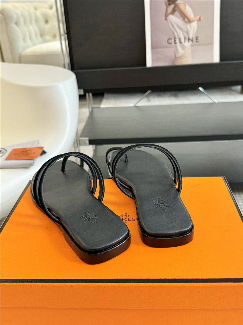 H**me5 black suede georgia sandal