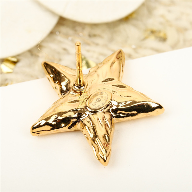 Ch**el star double c earrings