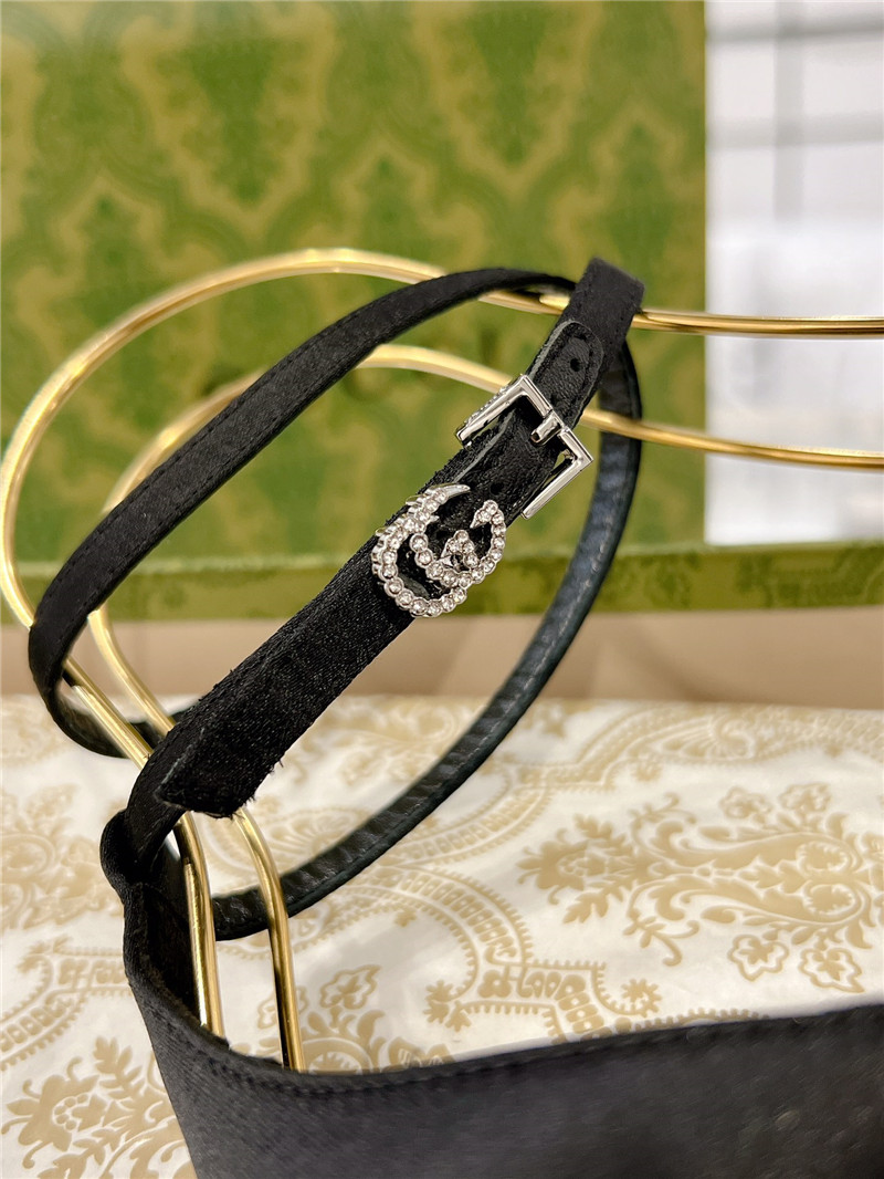 Gvc*1 rhinestone silk sandals replica designer shoes