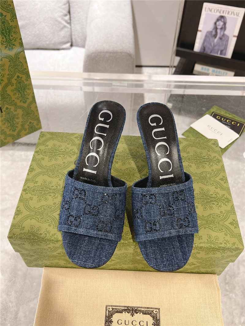 Gvc*1 women’s gg mid-heeled sandals best replica shoes website