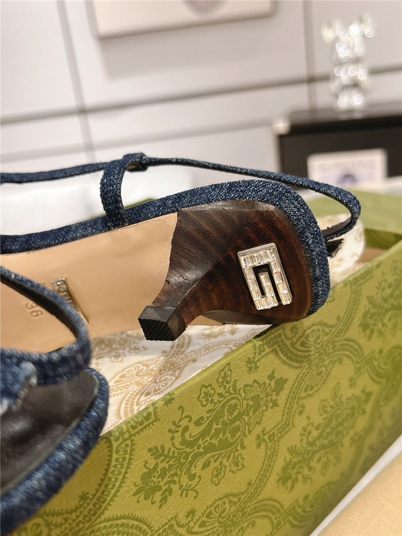 gvc*1 lace-up rhinestone sandals Marg*e1a replica shoes