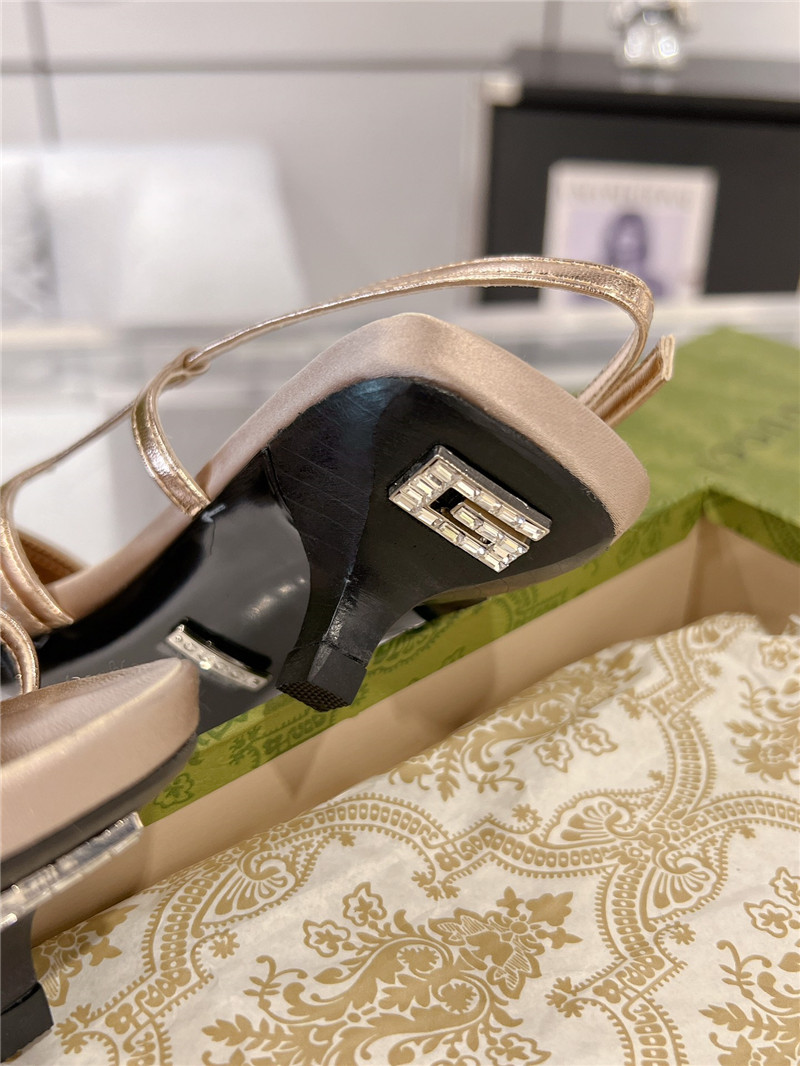 gvc*1 lace-up rhinestone sandals Marg*e1a replica shoes