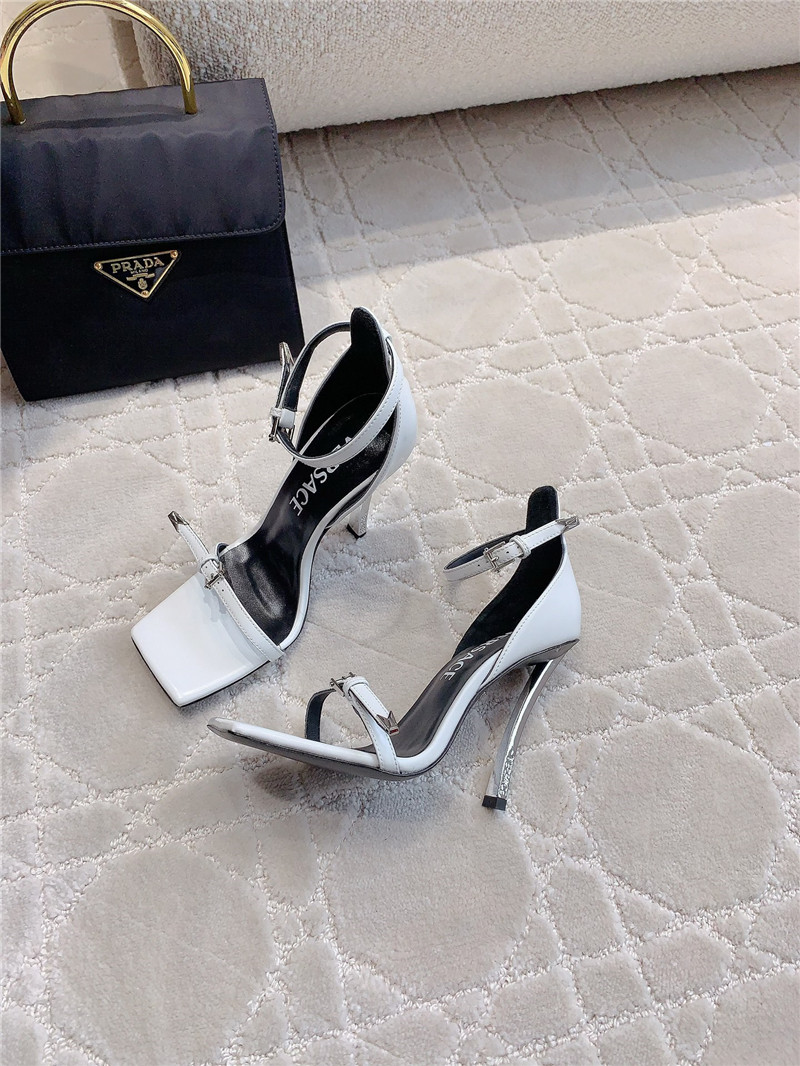 Versace square toe high heel sandals best replica shoes website