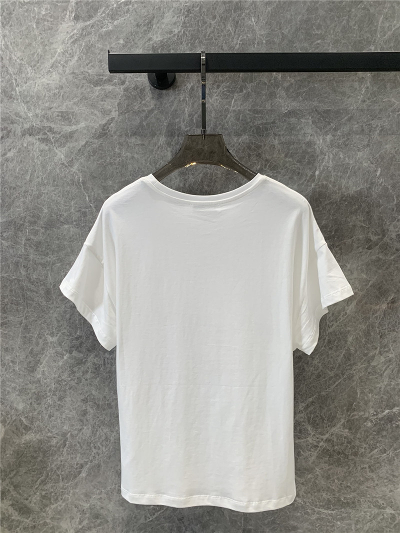 D10r hollow heart embroidered short-sleeved t-shirt replica clothes