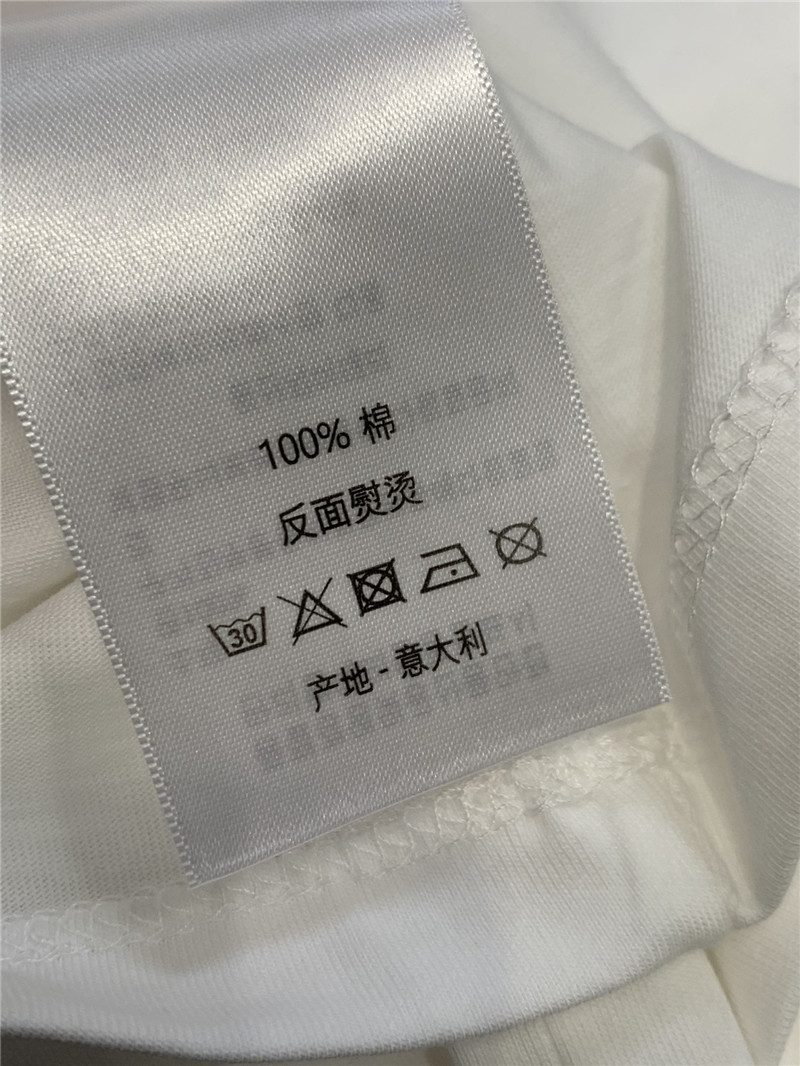 D10r hollow heart embroidered short-sleeved t-shirt replica clothes