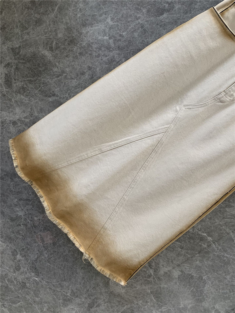 D10r tie-dyed gradient washed denim skirt replica clothing sites