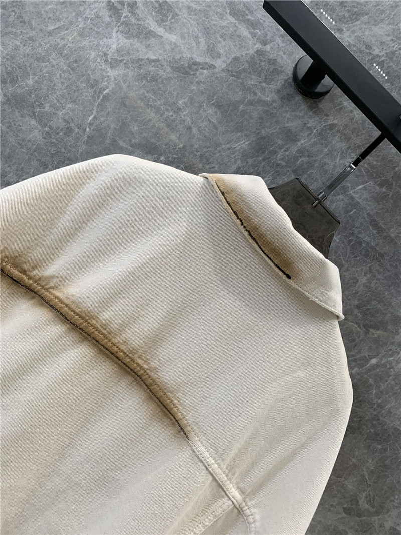 D10r tie-dyed gradient washed denim jacket replica clothes