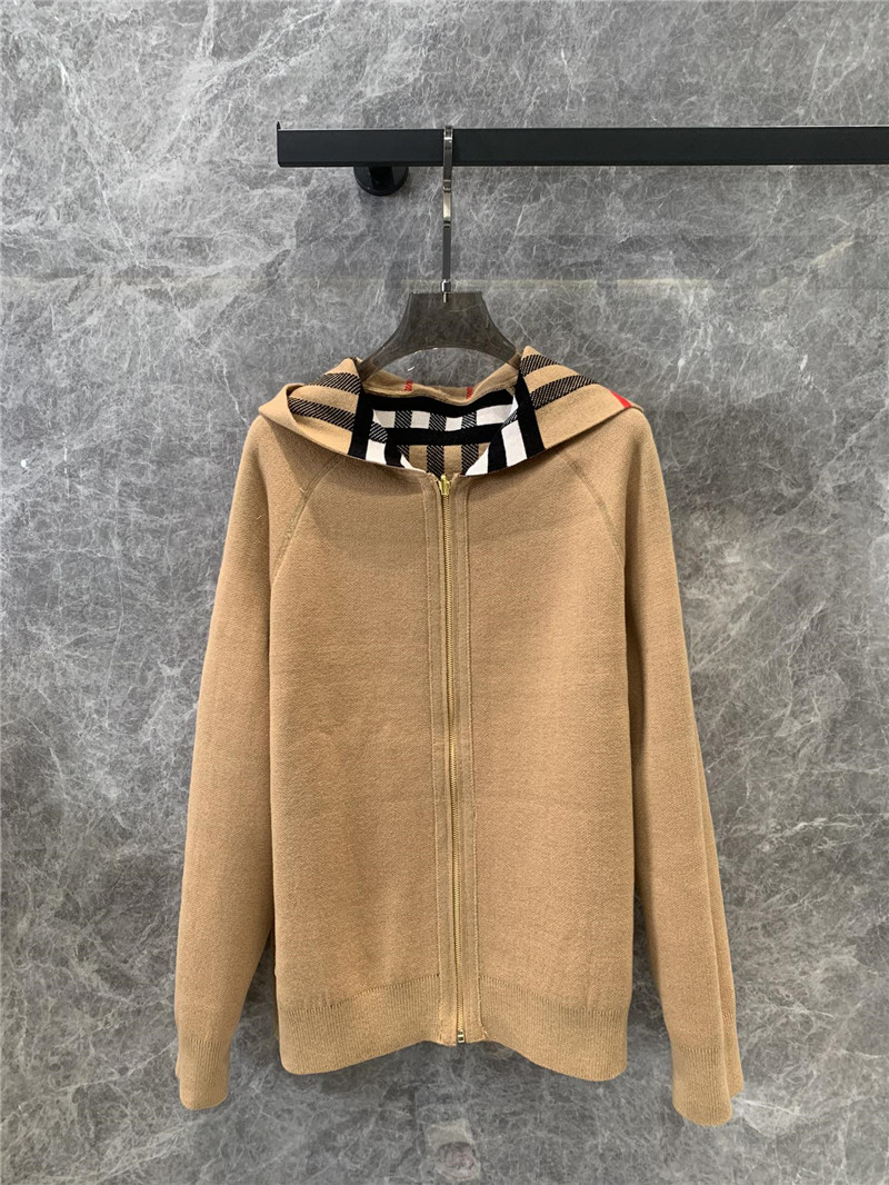 Bv*b*rry knitted hooded cardigan replica d&g clothing