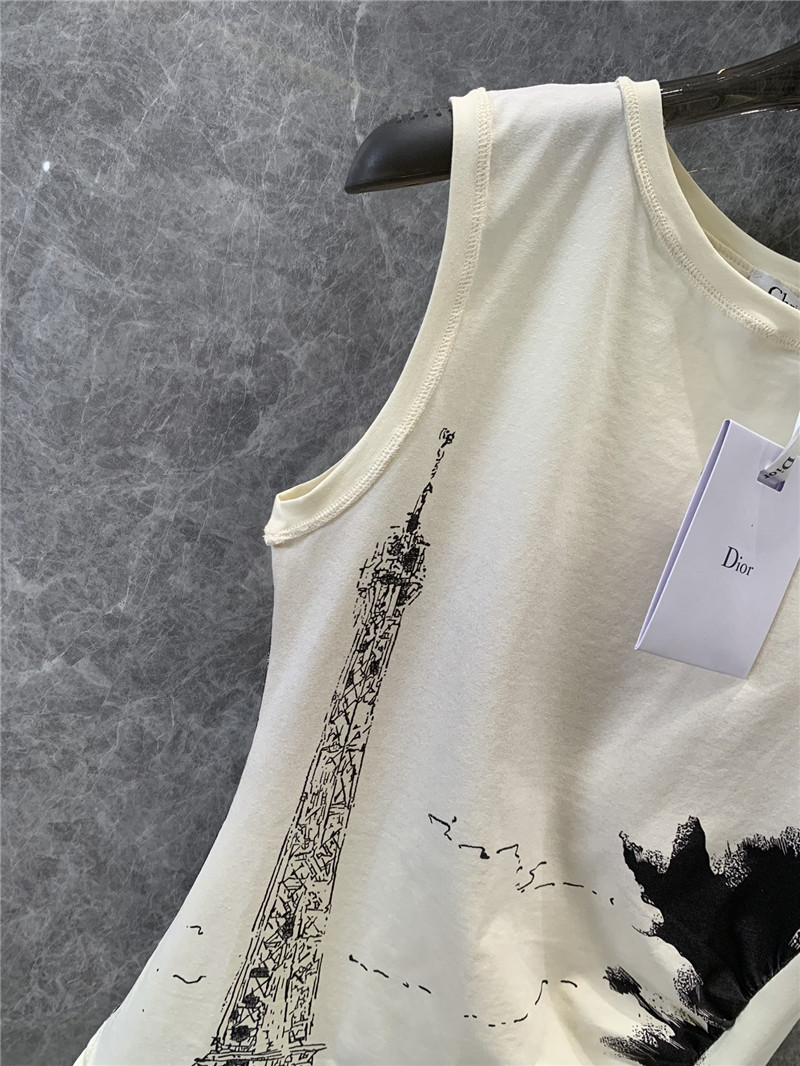 D10r irregular sleeveless vest replica designer clothes