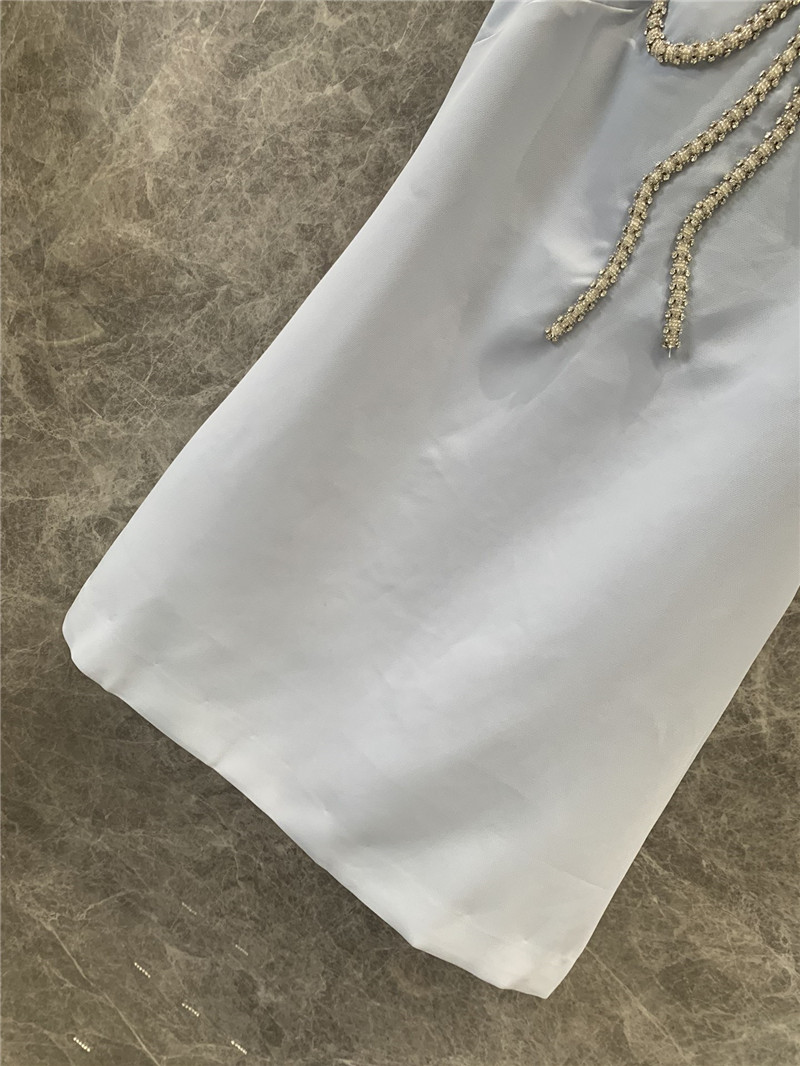 Miu Miu Light Blue Sleeveless Mini Dress