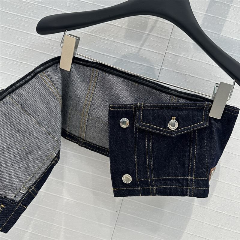 Pra*a tube top vest cheap replica designer clothes