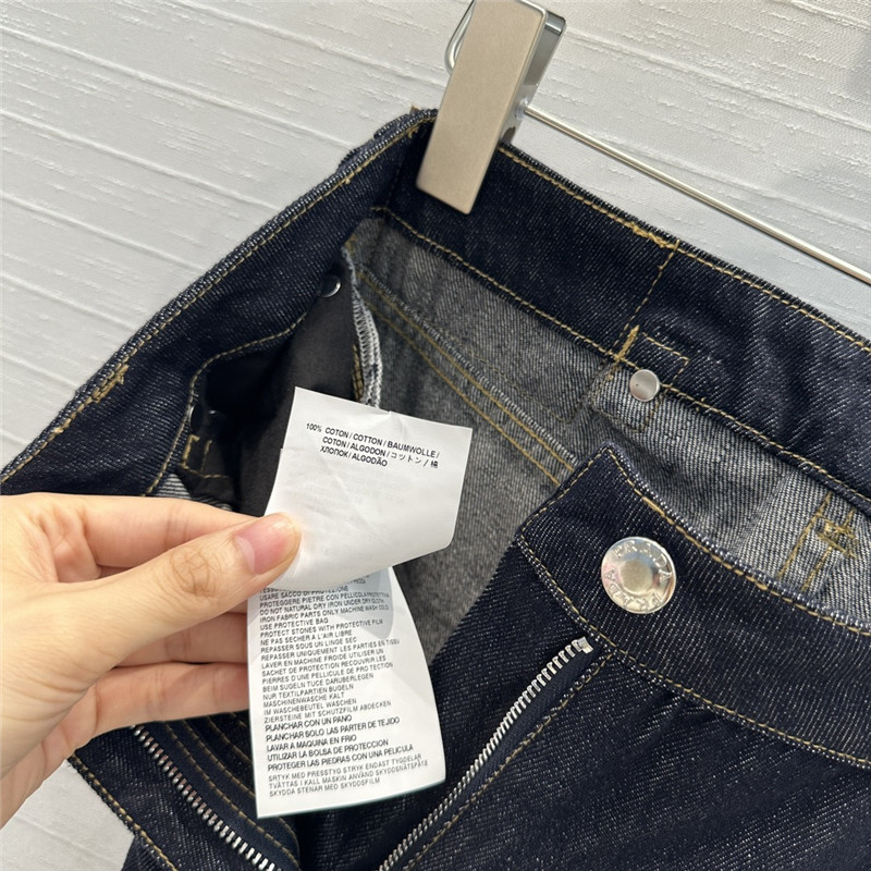 Pra*a functional wind hem straight pants replica clothing sites