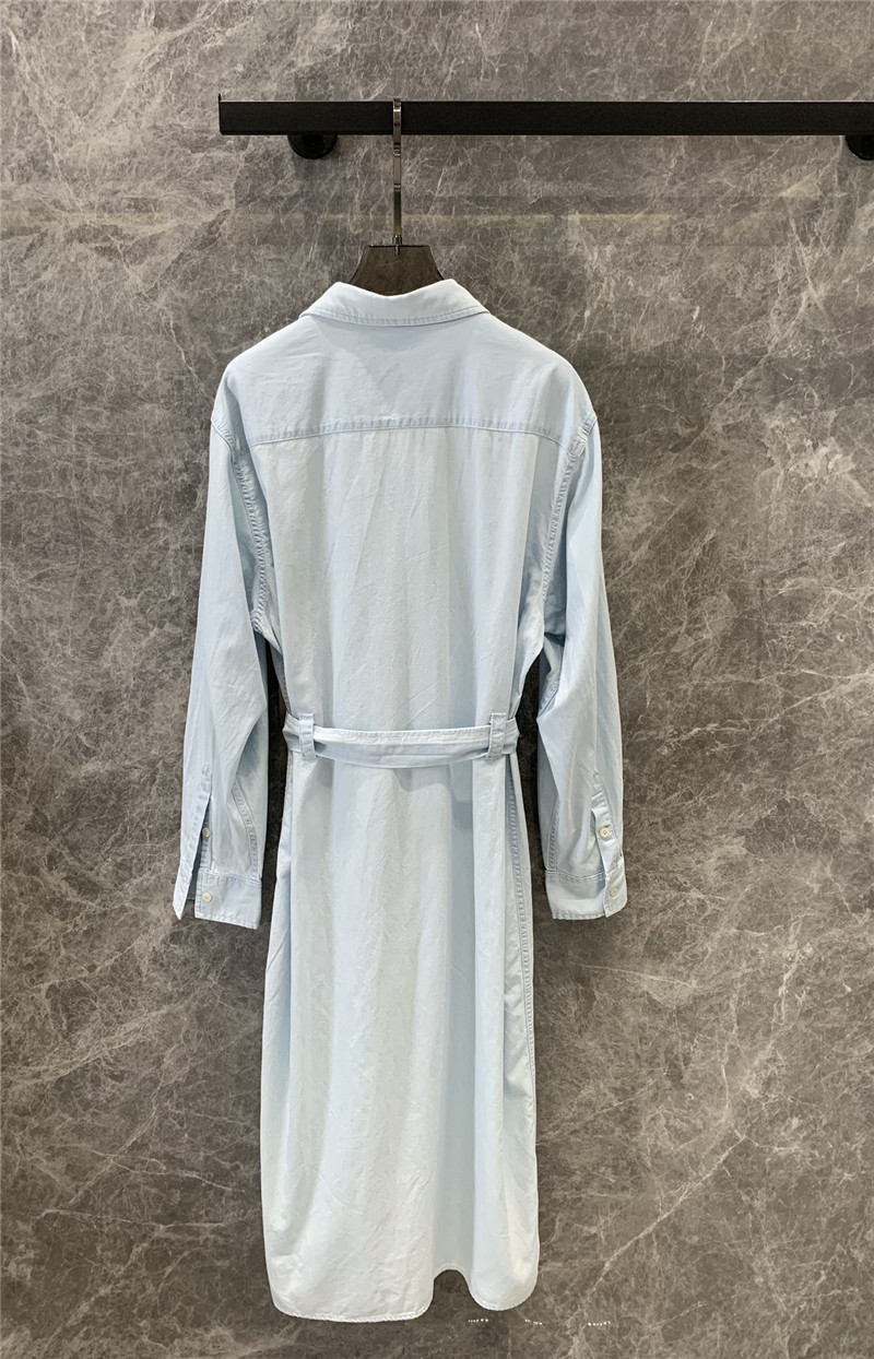 M1um1u tie shirt dress replica d&g clothing