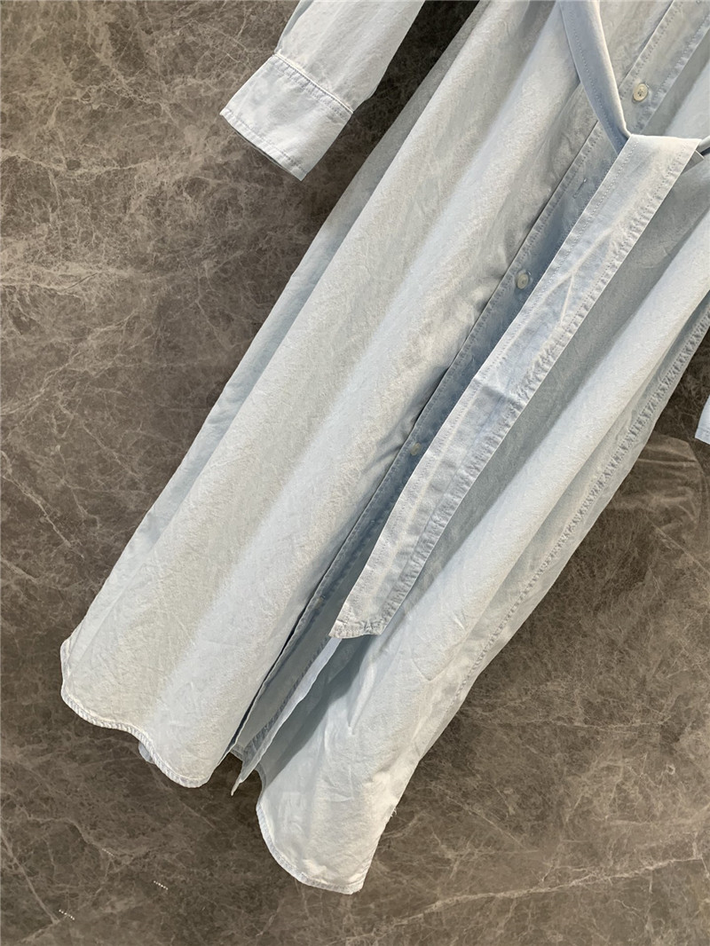 M1um1u tie shirt dress replica d&g clothing