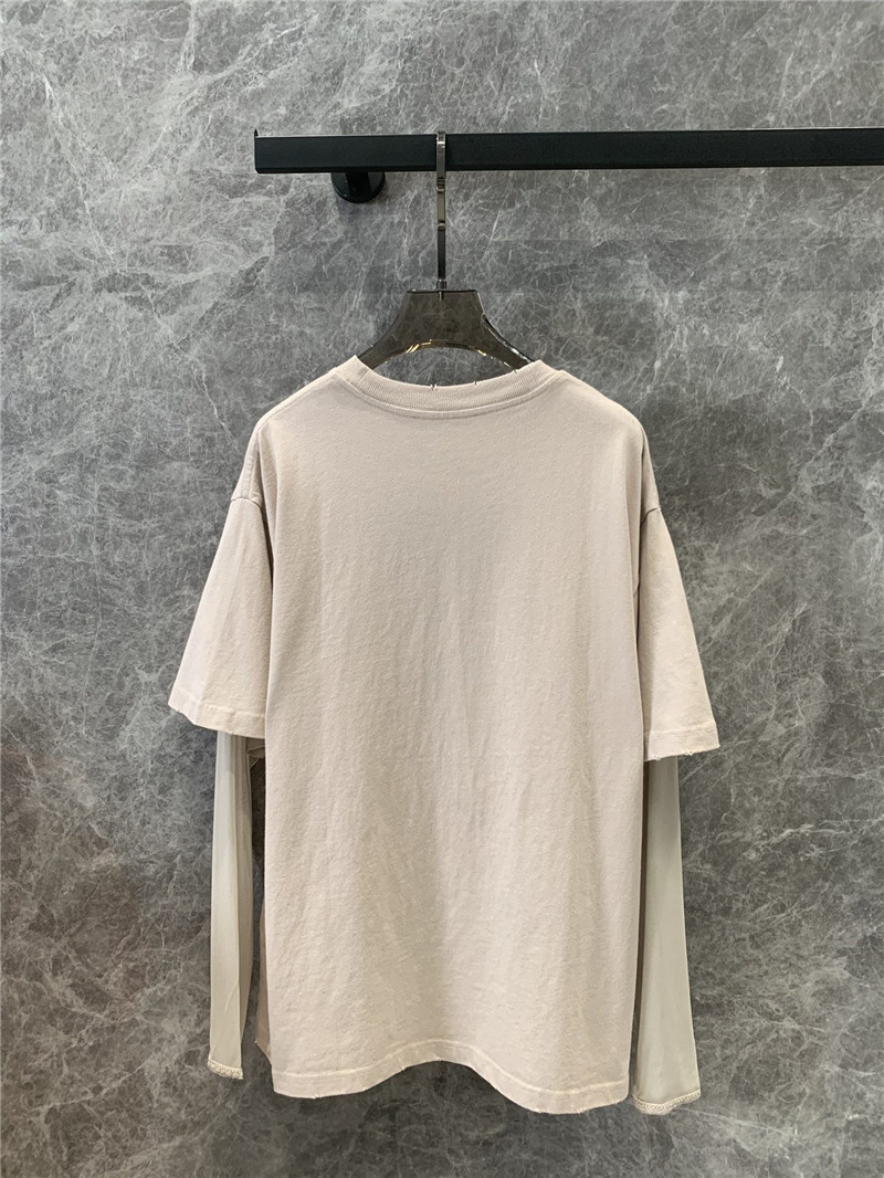 acne studios fake two piece t-shirt replica d&g clothing