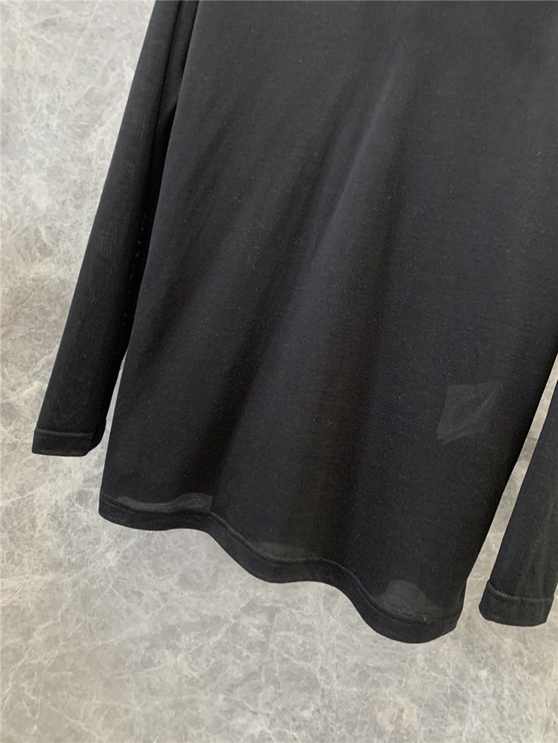 M1um1u lace hooded long-sleeved t-shirt replica clothes